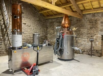 L’installation de l’alambic