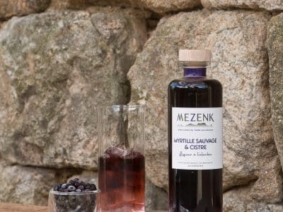 Myrtilles sauvages et Cistre - liqueur à l'alambic - 50cl - 25% vol